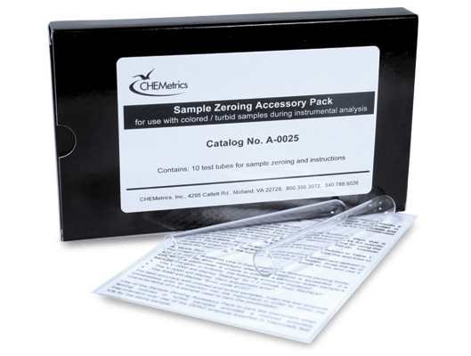 Sample Zeroing Accessory Packs
